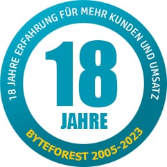 18 Jahre BYTEFOREST Webdesign Berlin