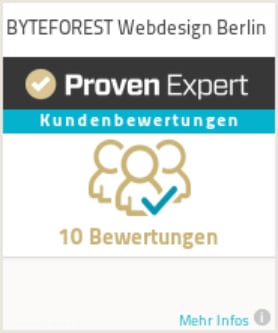 Erfahrungen & Bewertungen zu BYTEFOREST Webdesign Berlin