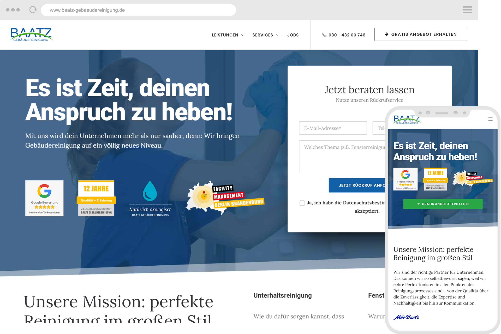 Webdesign Berlin Website erstellen lassen